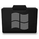 Black Grey Windows Icon